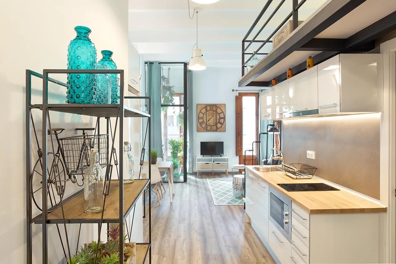 Daire Urban District Apartments-Vintage Suites & Loft Barselona